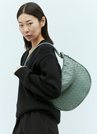 Bottega Veneta 中号 Gemelli 单肩包 绿色 bov0255069