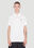 Saint Laurent Logo Patch Polo Shirt White sla0151004