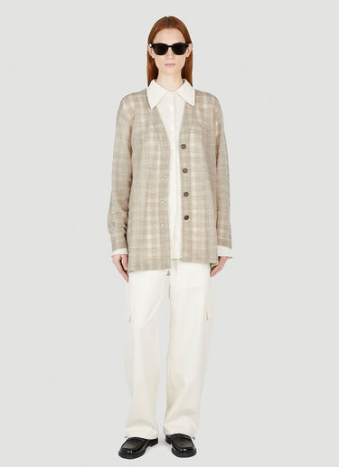 Our Legacy Midline Cardigan Beige our0253004