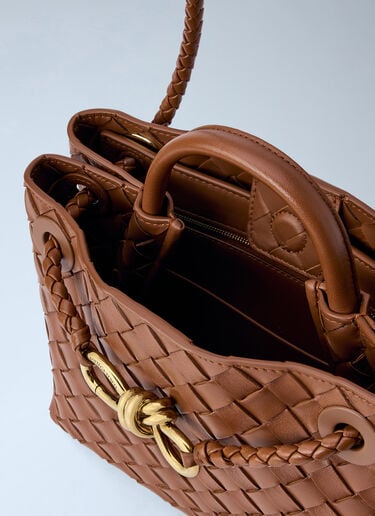 LN-CC® - Bottega Veneta: Small Andiamo Handbag - Brown Bottega Veneta Small Andiamo Handbag Brown bov0265021