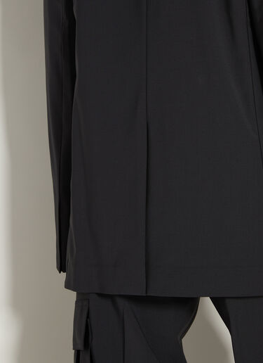Helmut Lang Asymmetrical Blazer Black hlm0253007
