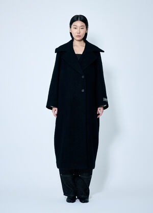 Prada Boucle Wool Coat Brown pra0260066