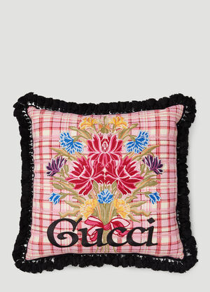 Gucci Bouquet Square Cushion Blue wps0691253