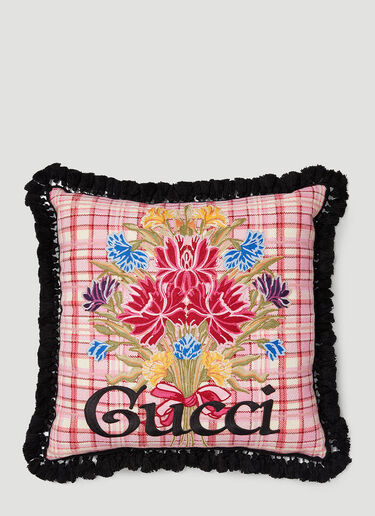Gucci Bouquet Square Cushion Pink wps0680035
