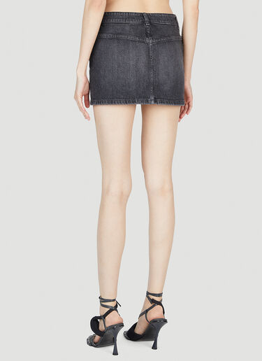 Diesel De-Ron-S2 Denim Mini Skirt Grey dsl0253024