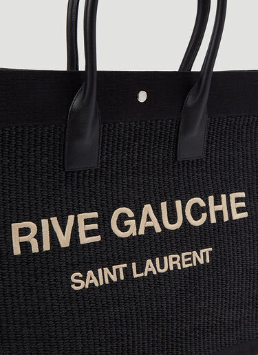 Saint Laurent Rive Gauche Raffia Tote Bag Beige sla0143058
