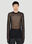 Ann Demeulemeester Diederik Long Sleeve Top White ann0152010