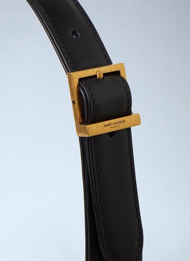 LN-CC® - Saint Laurent: Le 5 á 7 Hobo Shoulder Bag - Black Saint Laurent Le 5 á 7 Hobo Shoulder Bag Black sla0244035