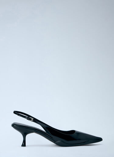 LN-CC® - Prada: Pointed-Toe Slingback Pumps - Black Prada Pointed-Toe Slingback Pumps Black pra0266014