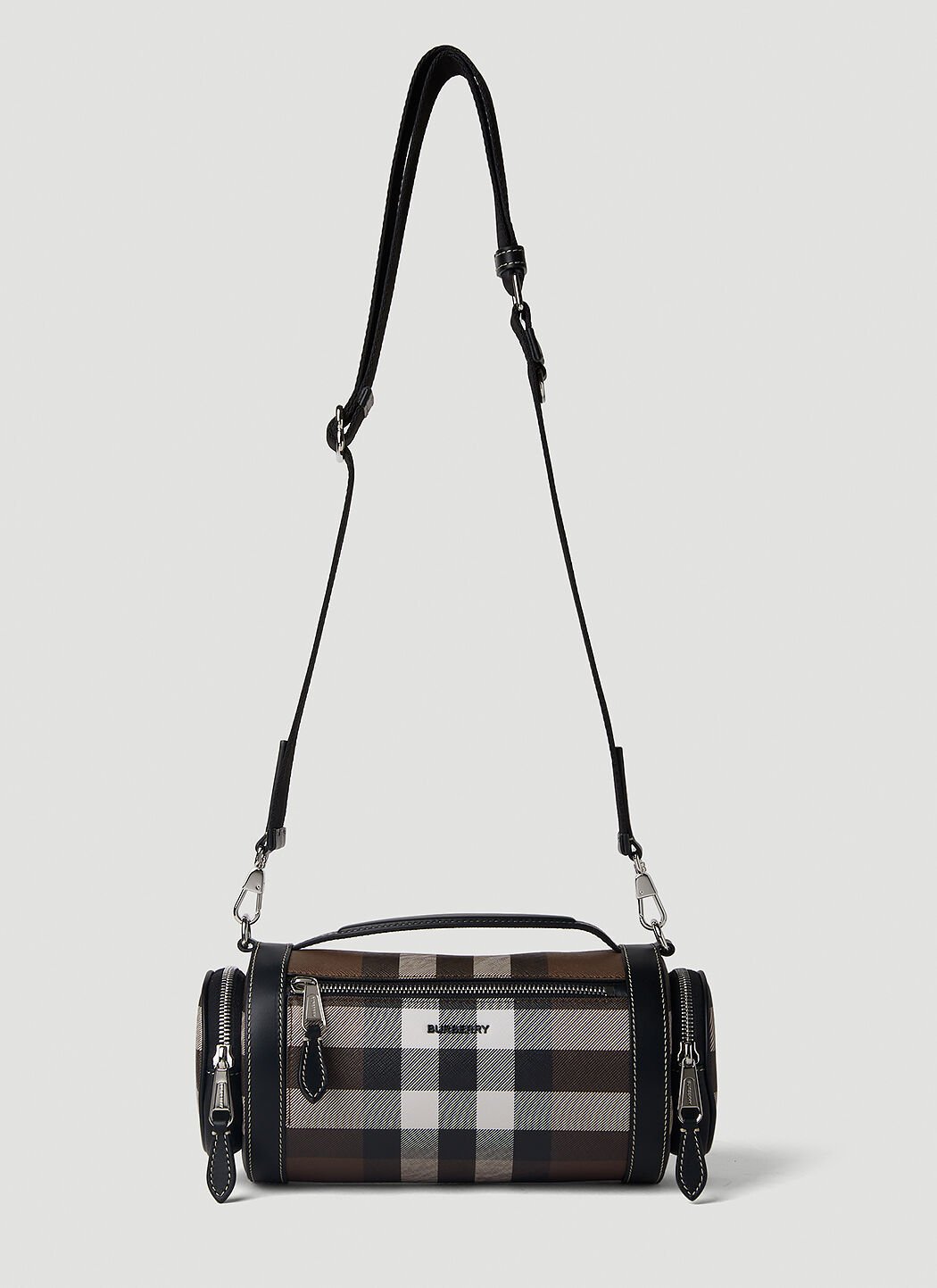Burberry Checked Sound Shoulder Bag in Brown LN CC