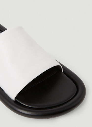 JW Anderson Bumper Flat Sandals White jwa0249003