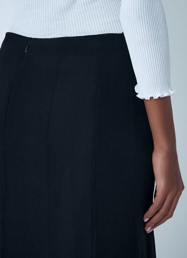 Chloé Fluid Silk Maxi Skirt Black chl0262014