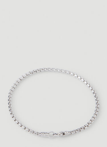 Tom Wood Box Chain Bracelet Silver tmw0345005