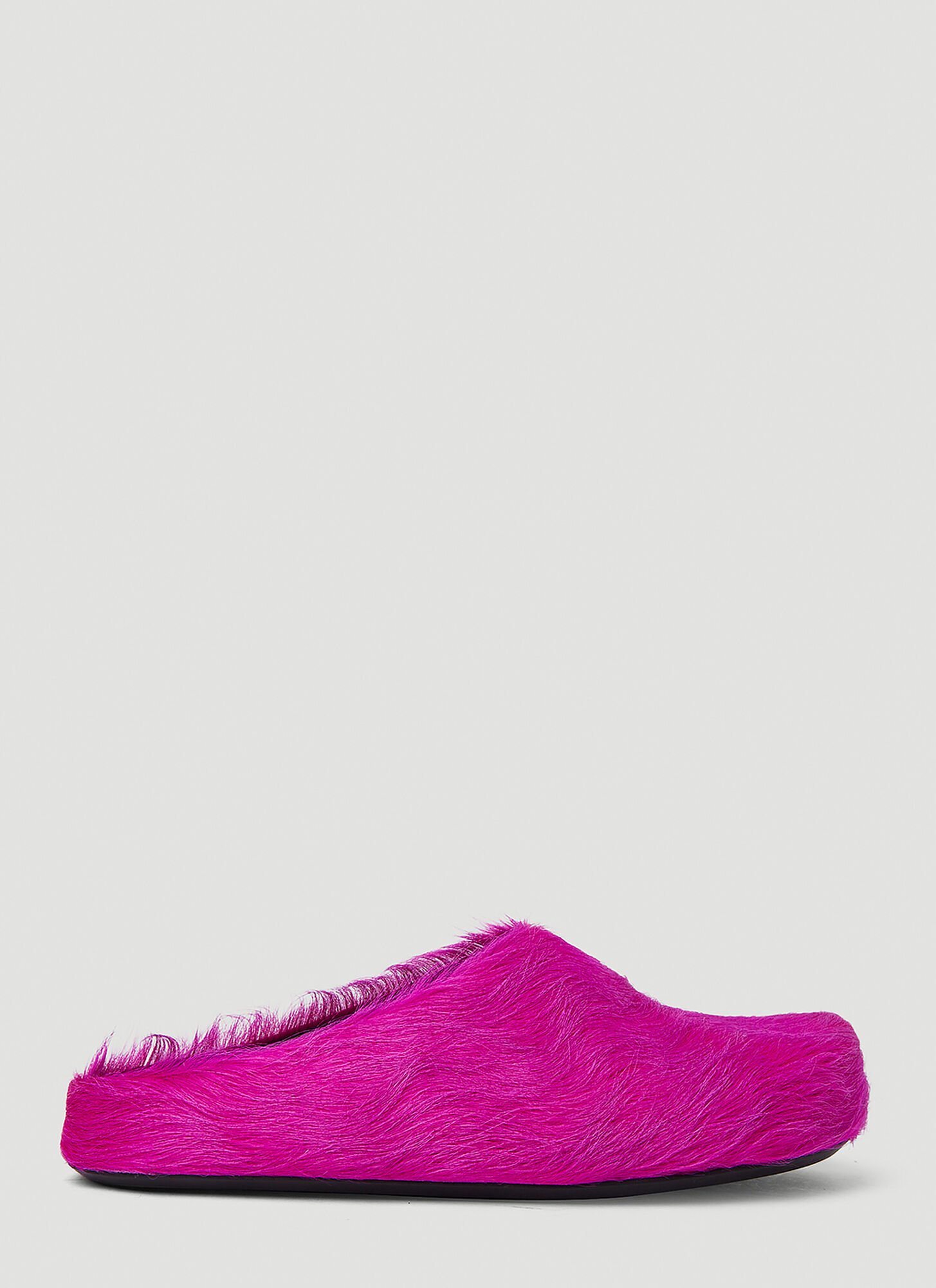 Marni Pink Fussbett Sabot Slip-on Loafers In Pink