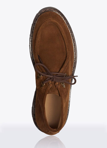 Scarosso Doriano Suede Lace-Up Shoes Brown scr0158012