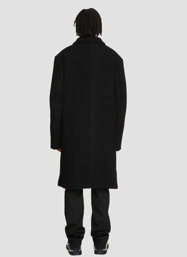 Satin Lined Classic Coat Raf Simons Satin Lined Classic Coat Black raf0134017