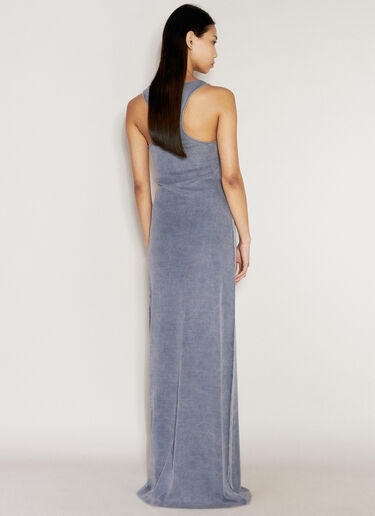 Y/Project Invisible Strap Maxi Dress Blue ypr0255013