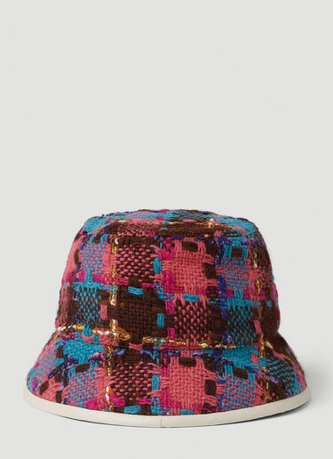 Gucci 체크 트위드 버킷 햇 멀티컬러 guc0251271