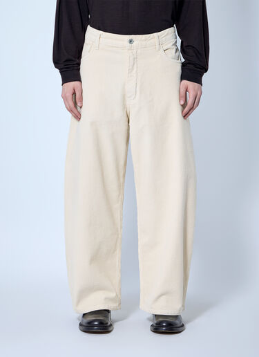 Studio Nicholson Paolo Volume Pants Cream stn0165003