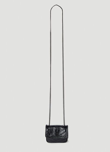 Saint Laurent Niki Airpods Holder Micro Bag Black sla0251116