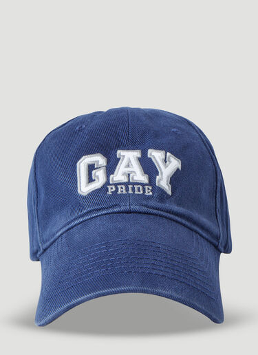 Balenciaga Pride Baseball Cap Blue bal0145139