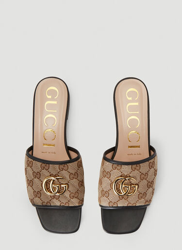 Gucci [GG 마몽트] 슬라이드 브라운 guc0240065