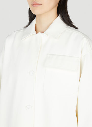 Max Mara Ragtime Shirt Jacket White max0252051
