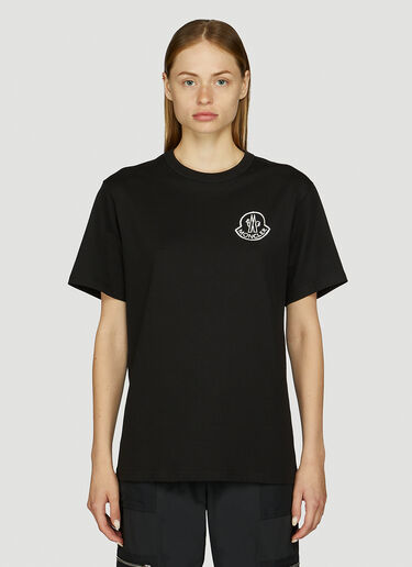 Moncler Graphic-Print T-Shirt Black mon0247031