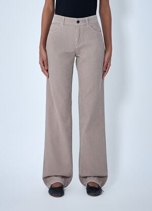 The Row Carly Pants Beige row0263002