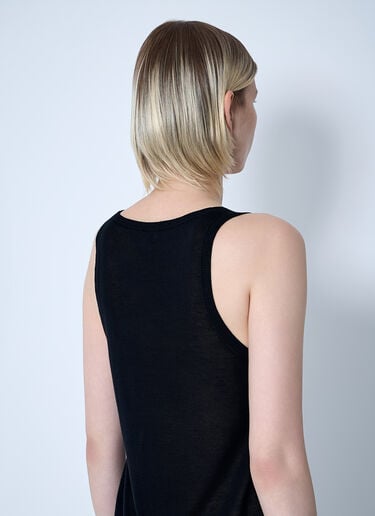 TOTEME Knit Tank Top Black tot0261066