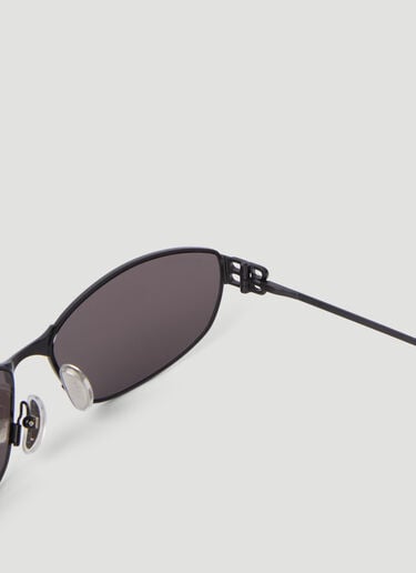 Balenciaga Mercury Oval Sunglasses Black bcs0355009
