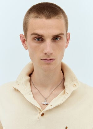 Vivienne Westwood Mini Bas Relief Necklace Silver vww0356006