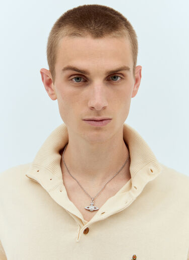 Vivienne Westwood 迷你浅浮雕项链 银色 vww0356006
