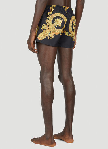 Versace Baroque Swim Shorts Black ver0152002