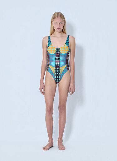Jean Paul Gaultier Re-Edition The Blue Dots Swimsuit Blue jpg0264020