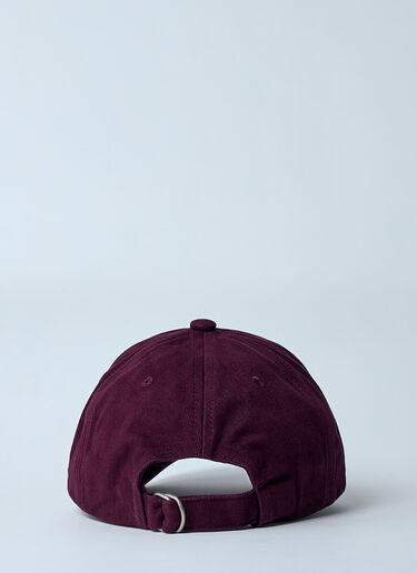 Acne Studios 트윌 로고 베이스볼 캡  버건디 acn0159043