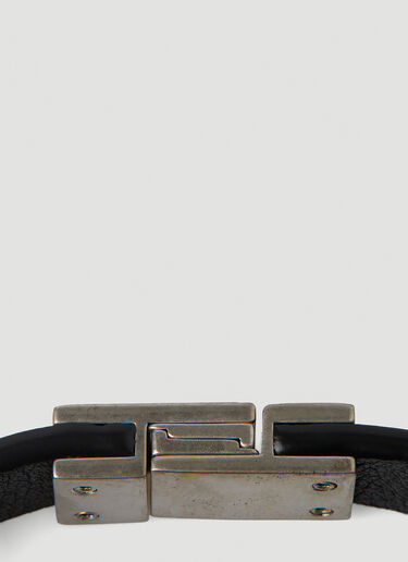 YSL Plaque Bracelet Saint Laurent YSL Plaque Bracelet Black sla0247178