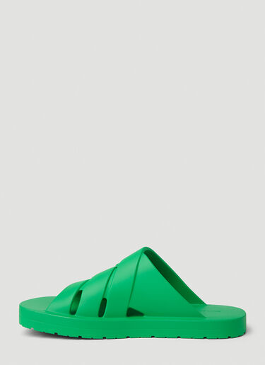Bottega Veneta Plat Sandals Green bov0151057