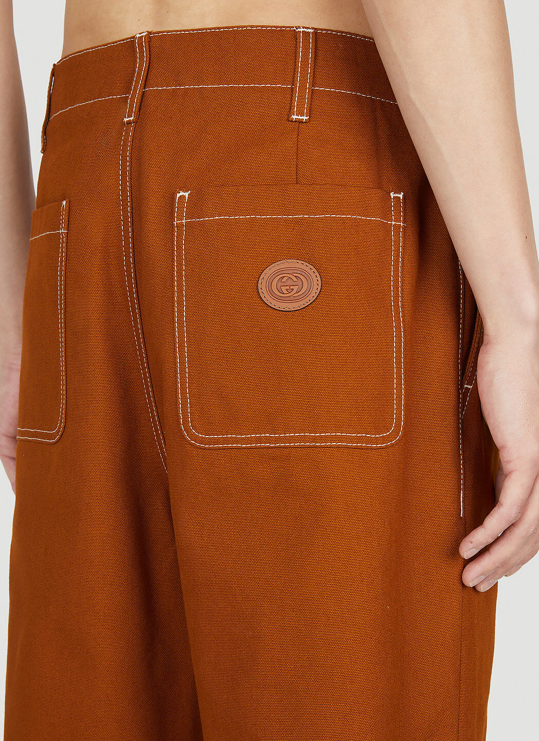 Orange gucci pants deals
