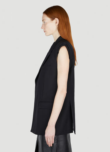 VTMNTS Tailored Sleeveless Blazer Black vtm0351001