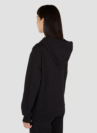 Moncler 徽标刺绣连帽运动衫 黑色 mon0252037
