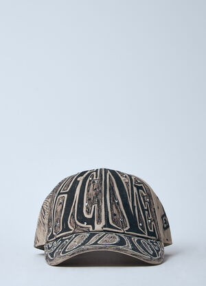 ERL Logo Motif Baseball Cap Light Blue erl0160018