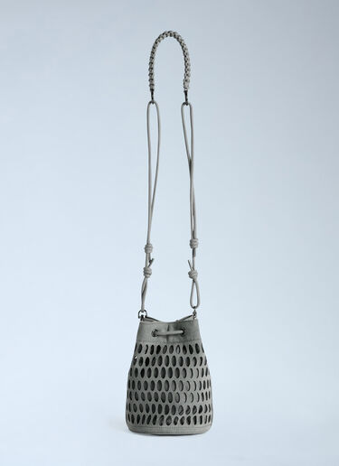LN-CC® - Puma x _J.L-A.L_: Lattice Bucket Bag - Grey Puma x _J.L-A.L_ Lattice Bucket Bag Grey pum0366001