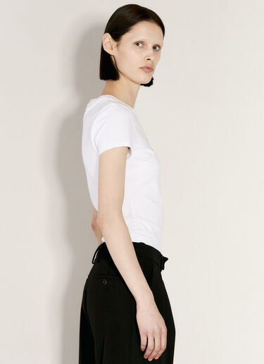 Logo Print T-Shirt Dolce & Gabbana Logo Print T-Shirt White dol0255021