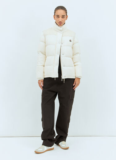 Moncler RE-ICONS 베론 양면 쇼트 다운 재킷 크림 mvs0258001