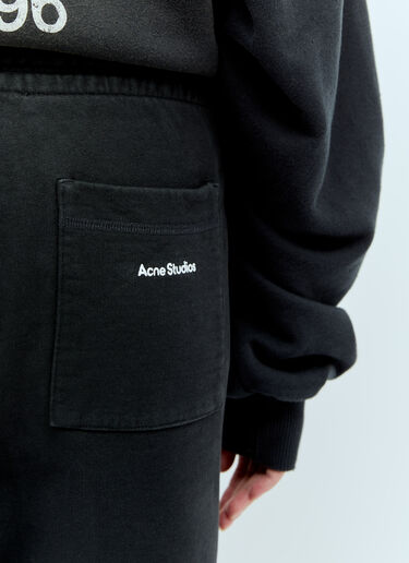 Acne Studios ロゴトラックパンツ  ブラック acn0255011