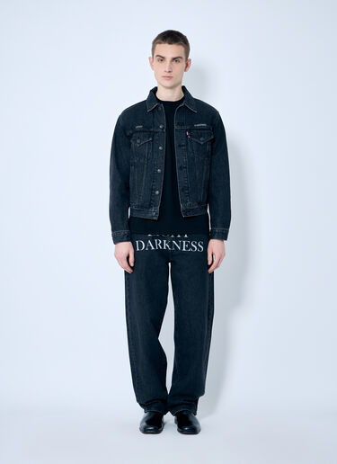Levi's x Undercover 로고 프린트 티셔츠  블랙 leu0160009
