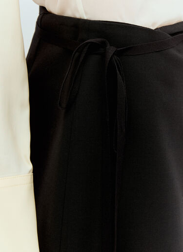 Sportmax Mini Wrap Skirt Black spx0255009