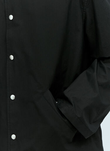 Jil Sander Snap Overshirt Black jil0155012