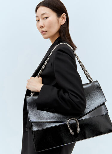 Gucci Dionysus Large Shoulder Bag Black guc0257138